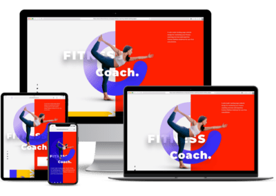 Fitness Coaching Services Website Landing Pages