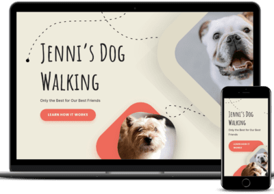 Website Design for Dog Walkers
