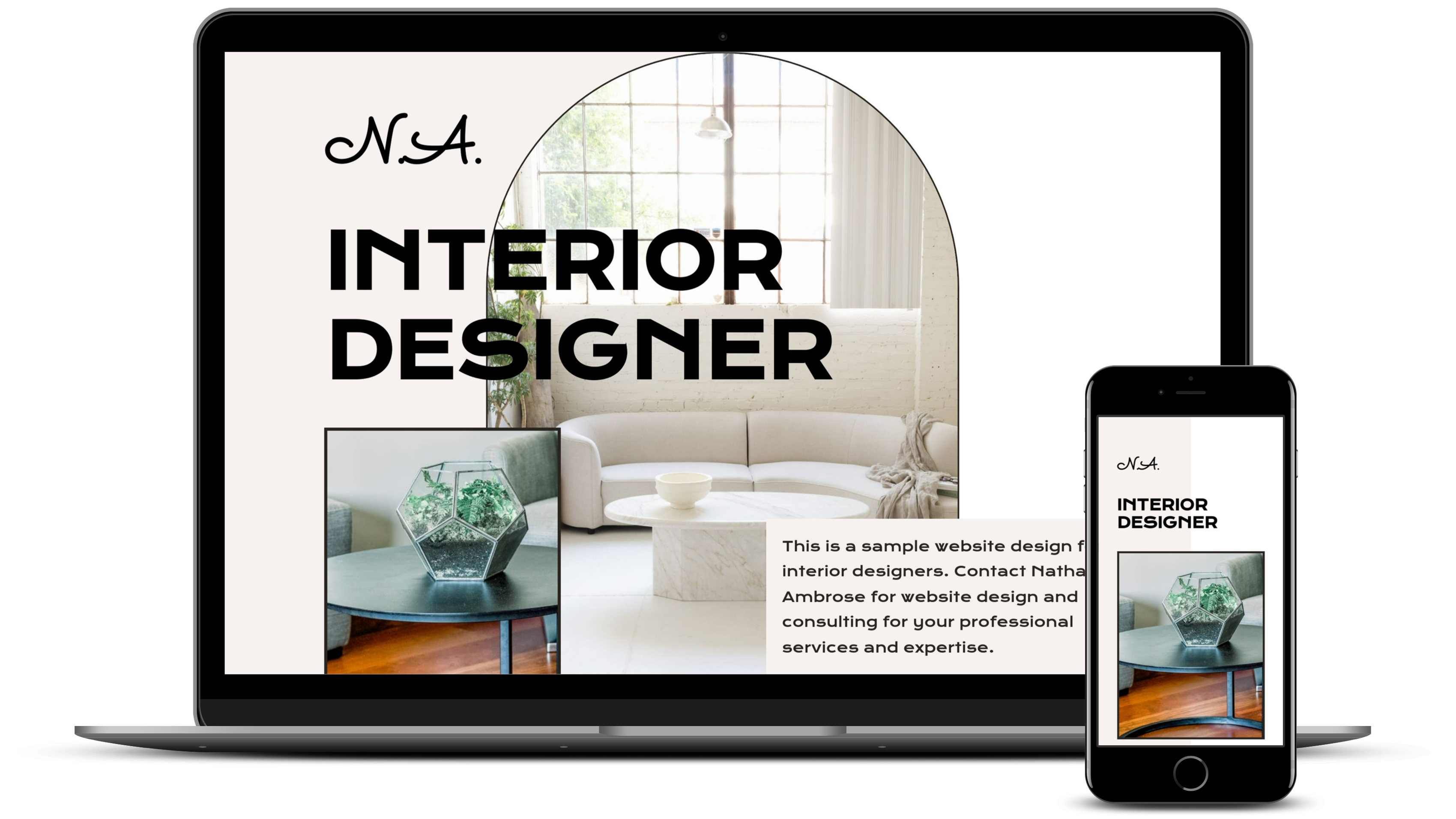 Website Design for Interior Designers, by Nathan Ambrose.
