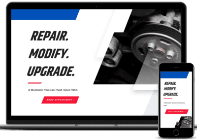 Website Design for Mechanics