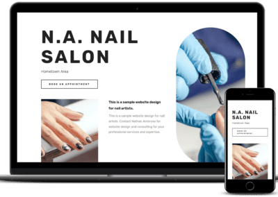 Website Design for Nail Artists