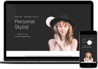 Website Design for Personal Stylists