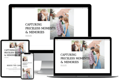 Wedding Photography Services Website Landing Pages